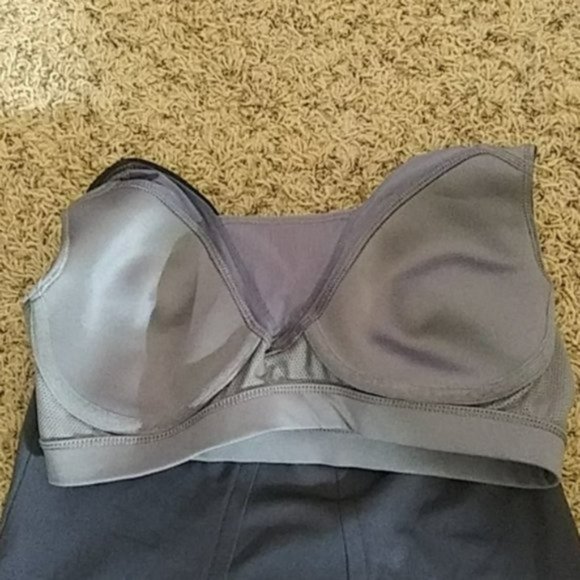Nwt NIKE Maria Sharapova Tennis Dress w/ Bra Skirt Gray black L Large